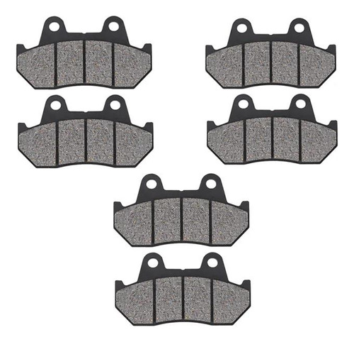 3 Pares De Pastillas De Freno Para Honda Cb 900 Vf 700 1100