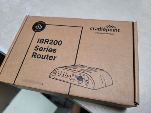 Cradlepoint Ibr200 Series Router Tx6-020010m-xrb New Ope Mme