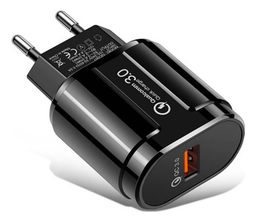 Cargador Carga Rápida Turbo Usb Qualcomm Quick Charge Qc 3.0