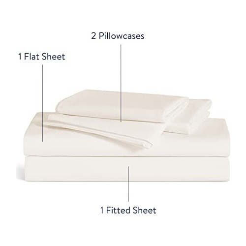 Juego De Sábanas Brooklinen De Lujo Con Núcleo De Percal, Ta