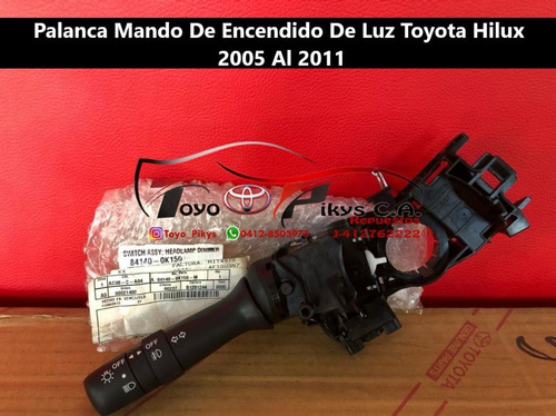 Palanca Mando De Luces Hilux 2006-2011 Original