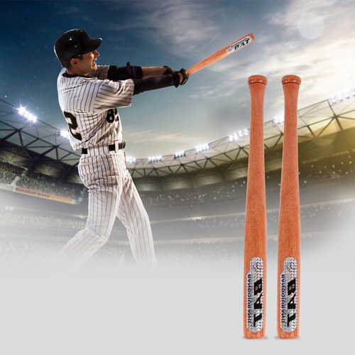 Imagen 3 de 8 de Bate De Béisbol De Madera, 63 Cm