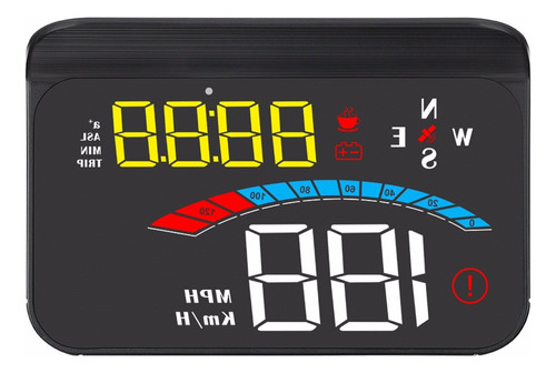 Velocímetro Digital Gps A2 Up Display De Sobrevelocidad Mph/