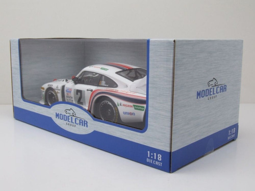 Porsche 935j # 2 Ganador 24h Daytona 1980 M C G Escala 1/18 Blanco