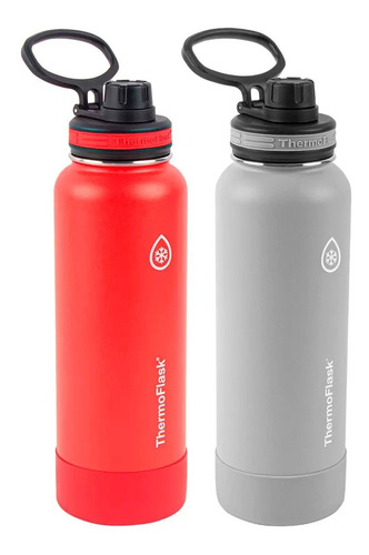 Set De 2 Termos 1.2 Lt Thermoflask Thermo Acero Inoxidable