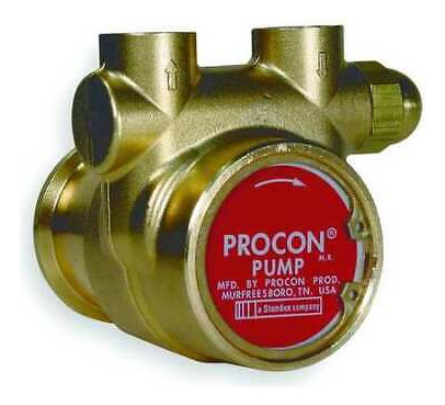 Procon 112a060f11ca 250 Pump,rotary Vane,brass Aad