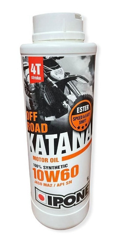 Aceite Ipone Katana Off Road 10w60 4t Sintetico Motoscba