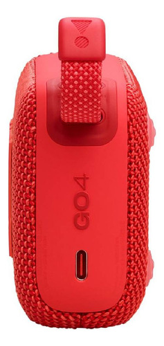 Parlante Jbl Inalámbrico Bluetooth Go4 4.2w Rojo