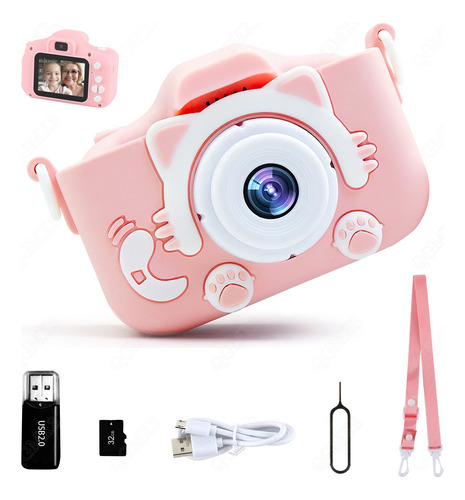 Cámara Digital Hd 1080p Con Tarjeta De 32gb Para Niños