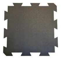 Comprar Baldosa Encastrable Piso Pvc Goma Negra 4mm 50cm X 50cm
