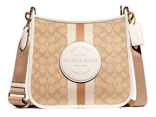 Cartera Crossbody Coach Mod. Dempsey File Bag Jacquard