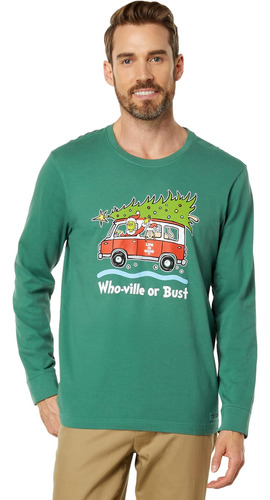 Life Is Good Grinch Y Max Who-ville Or Bust Playera De Mang