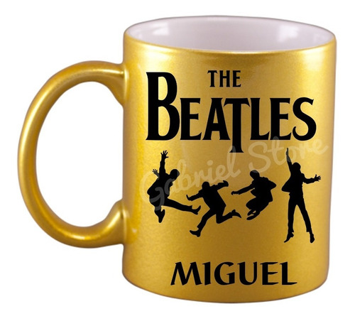 Tazas Doradas Personalizadas Bandas De Rock De 11 Oz