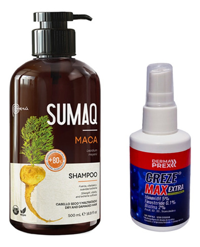 Shampoo Sumaq Maca + Crece Max Extra