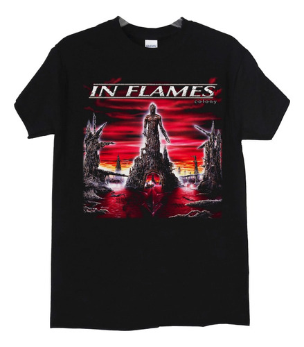 Polera In Flames Colony Metal Abominatron