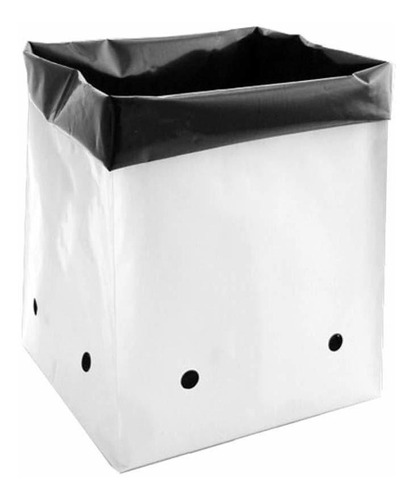 Hydro Crunch D94002112-100pc 1 Galón B & W Pe Grow Bag Set (