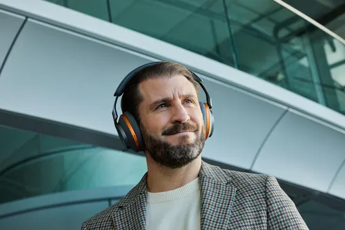Auriculares Inalámbricos Sobre La Oreja Cancelación Ruido 30 Negro