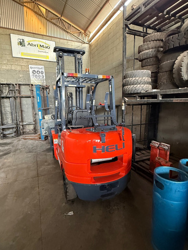 Empilhadeira Helli Cpqd35 Ano 12 ! Triplex De 6,5 Mtrs