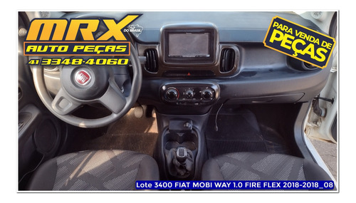 Sucata Fiat Mobi Way 1.0 Fire Flex 1.0 2018 Pecas