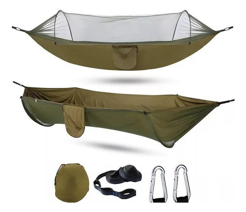 Mosquitera Jungle Net, Táctica Para Acampar Y Sobrevivir