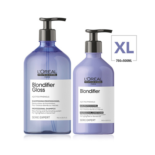 Set Blondifier Shampoo + Acondicionador L'oréal Pro