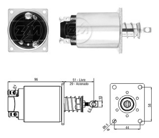 Solenoide Bosch Motores Estacionarios 24v