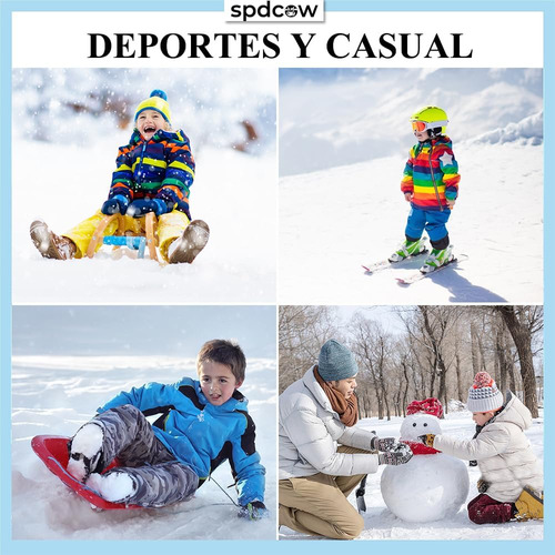 2 Pares Calcetines De Nieve, Alta Elasticidad Y Durabilidad