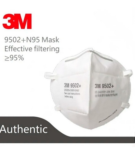 Barbijo Respirador Mascarilla Marca 3m 9502 N95 X 3 Unidades