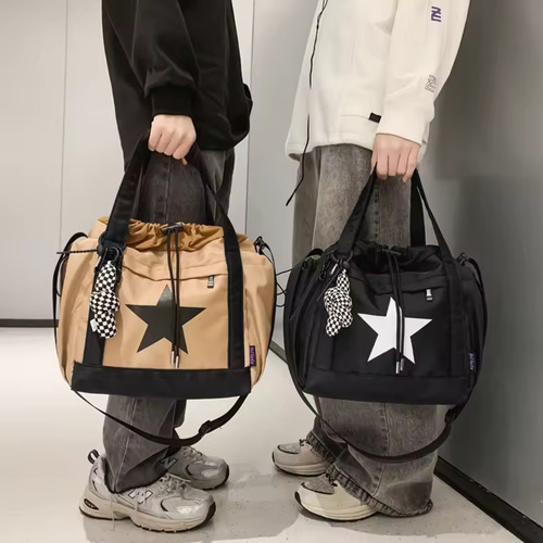 Bolsos De Viaje Hombre Bolso Deportivo Impermeable Mediano Camel Sport Bag