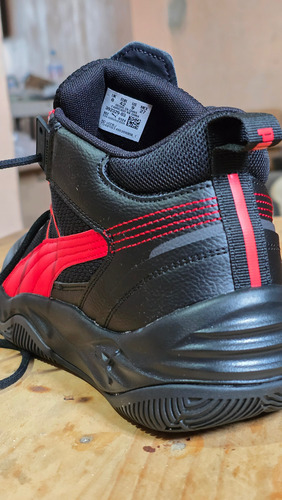Tenis Puma Rebound Future Nextgen Originales Negro Rojo 27