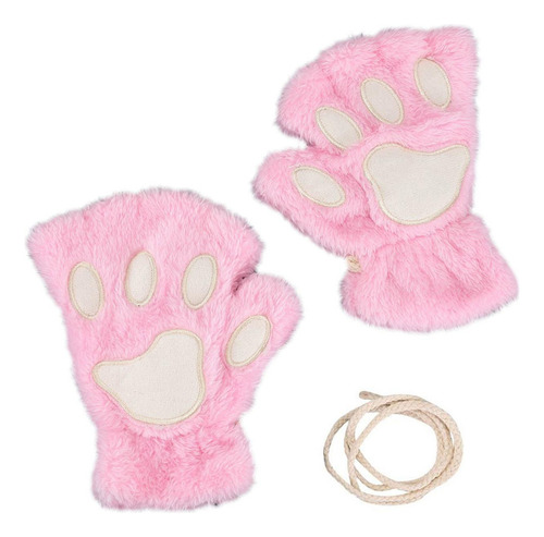 Guantes Peludos Con Forma De Pata De Gato, Regalos Con Medio
