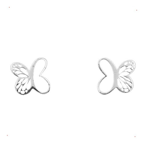 Aretes Mariposa Monarca Plata 925 Con Envio