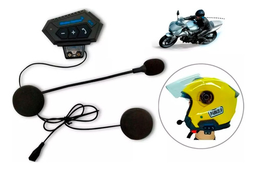 Audifonos, Microfono P/casco De Motocicleta Csr Bluetooth