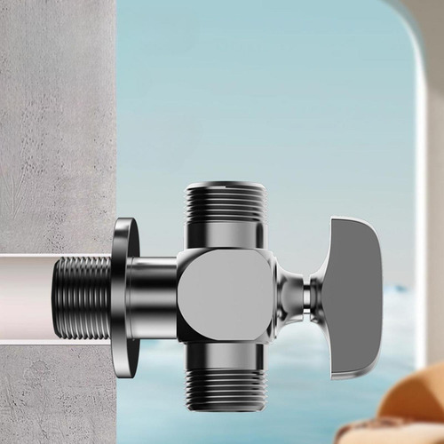Conector De Desvío De Agua Diverador Divisor Del Grifo Gris