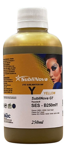 Tinta Sublimatica Ses G7 Para Plotter Surecolor 4x 250ml Tinta Ciano Magenta Amarelo Preto