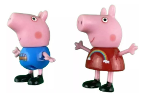 Peppa Pig George Pig 2 Bonecos Exclusivo Edição Especial