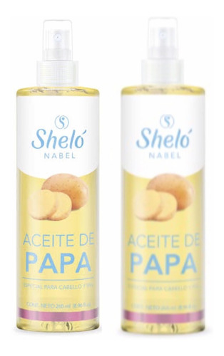 Aceite De Papa Especial Para Uso En Cabello Y Piel Shelo Nab