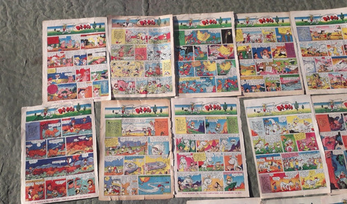 Lote X 15 Clipping De Revista Anteojito Aventuras Pi Pio (Usado)