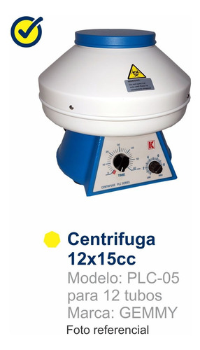 Centrifuga 12 Puestos Plc-05 Gemmy
