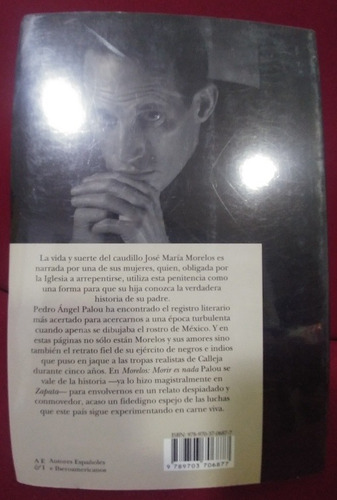Morelos: Morir Es Nada. Pedro Ángel Palou García (Usado)