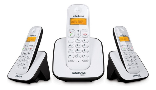 Telefone Sem Fio Com Ramal Adicional Bina Ts 3110 Intelbras Cor Preto