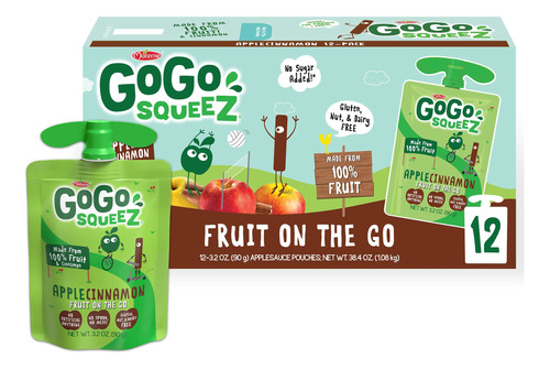 Pur De Manzana Gogo Squeez -applesauce On The Go, Sachets De