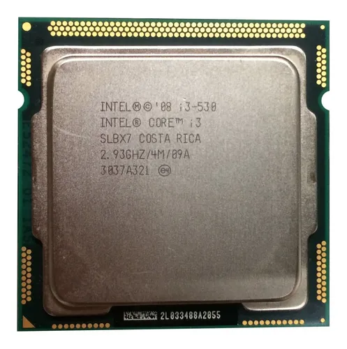 comprar Processador gamer Intel Core i3-530 BX80616I3530 de 2 núcleos e 2.93GHz de frequência com gráfica integrada