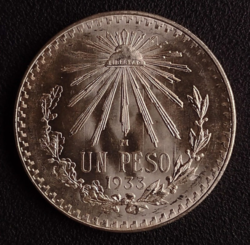 1 Peso 1933 Mo   Excelente Condición