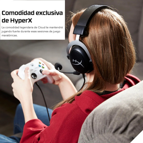 Imagen 5 de 10 de Hyperx Cloudx Diadema Gamer Pc, Xbox One Y Series X|s, Ps5|4