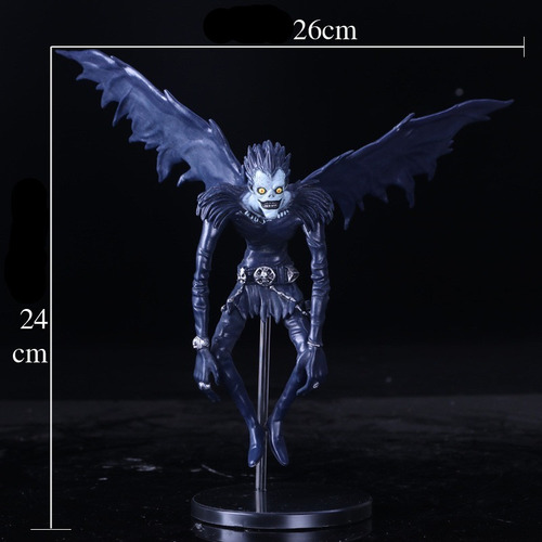 Death Note Kit Com 6 Action Figure Boneco Rem Near L Ryuk