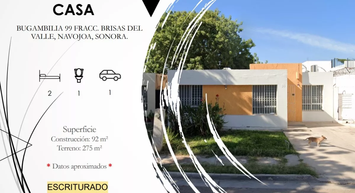 Cucm Casa En Venta En Brisas Del Valle Navojoa Sonora