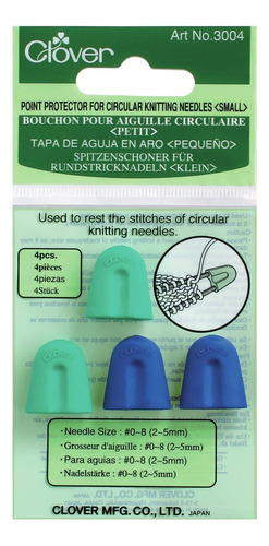 Protector Punto Para Aguja Tejer Circular Tamño 0 8 4