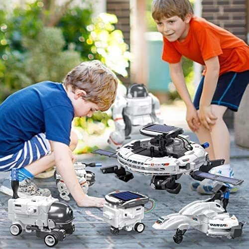 Stem Toys Kit De Robot Solar 6 En 1 Para Niños, Aprendizaje