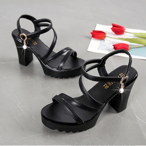 Sandalias De Mujer De Moda, Sandalias Casuales, Wom De Tacón